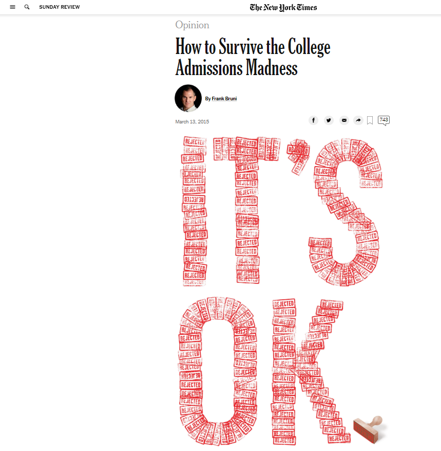 How to Survive the College Admissions Madness