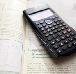 Calculator and Book