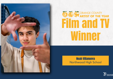 Noah Villanueva Film and TV Winner Graphic